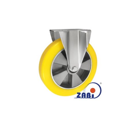 KOŁO ALUMINIUM-POLIURETAN 250MM OBUDOWA STAŁA A93P ZABI