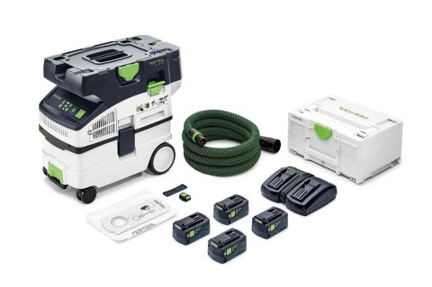 ODKURZACZ MOBILNY AKUMULATOROWY CTLC MIDI I-PLUS 4*5.2AH FESTOOL