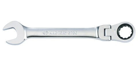 KLUCZ PŁASKO-OCZKOWY PRZEGUBOWY Z GRZECHOTKĄ 24MM KING TONY