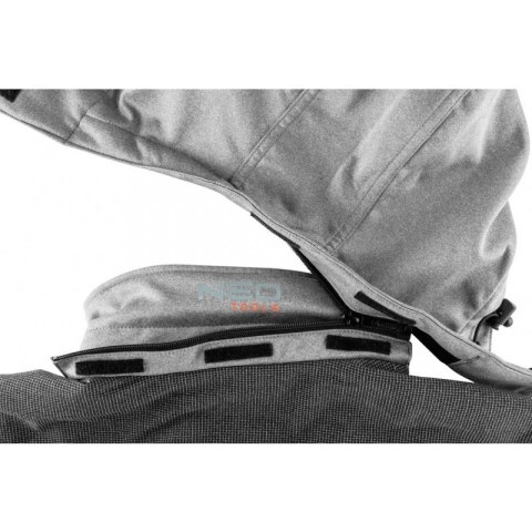 KURTKA SOFTSHELL Z KAPTUREM ODPINANYM, ROZMIAR L NEO