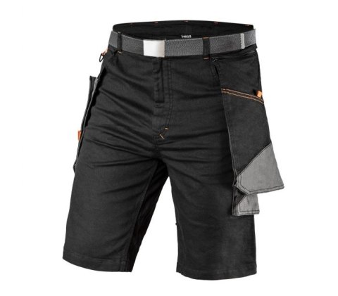 KRÓTKIE SPODENKI HD SLIM, PASEK, ODPINANE KIESZENIE XL NEO