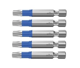 ZESTAW BITÓW T30*50MM. TORX, 1/4'' W KASECIE, 5 CZ. WIHA