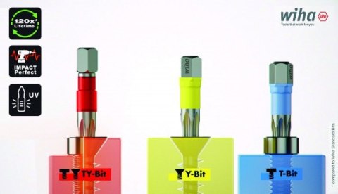 ZESTAW BITÓW TY 29 MM 1/4'' T27 W KASECIE, 5 CZ. WIHA