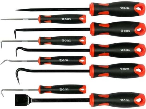 ZESTAW HACZYKÓW Z RĘKOJEŚCIĄ 9 CZ. YATO