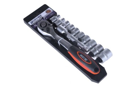 ZESTAW KLUCZY NASADOWYCH 1/4'' 12 ELEMENTÓW DEDRA