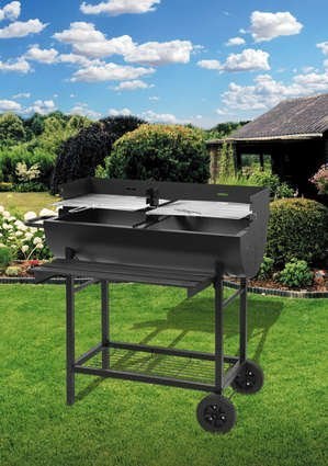 GRILL WĘGLOWY OTWARTY 74*39CM LUND