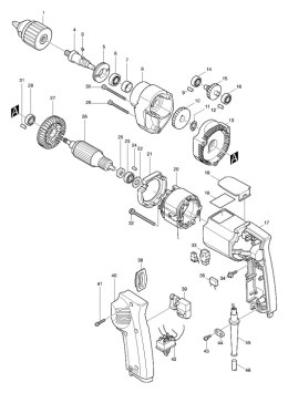 KOŁEK GUMOWY SR1800/41KB/JS1650/9901 MAKITA