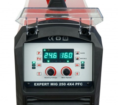 PÓŁAUTOMAT SPAWALNICZY EXPERT MIG 250 4X4 PFC SYNERGIC IDEAL