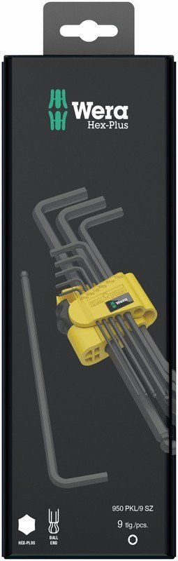 ZESTAW KLUCZY TRZPIENIOWYCH IMPERIAL Z KULKĄ HEX PLUS 9 CZ, WERA