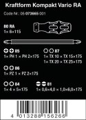 ZESTAW KRAFTFORM KOMPAKT VARIO RA SB, 7CZ. WERA