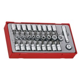 ZESTAW NASADEK TORX 1/4'' I 3/8'' 30SZT. TENG TOOLS