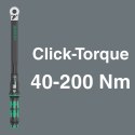 KLUCZ DYNAMOMETRYCZNY CLICK-TORQUE E C 3 SET 2, 40-200NM WERA
