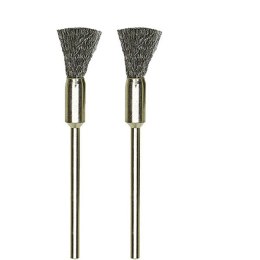 SZCZOTKI DRUCIANE 8 MM PĘDZLOWE INOX 2 SZT. PROXXON