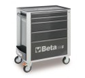 WÓZEK NARZĘDZIOWY Z 5 SZUFLADAMI SZARY. C24S BETA