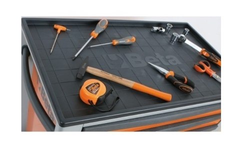 WÓZEK NARZĘDZIOWY Z 5 SZUFLADAMI SZARY. C24S BETA