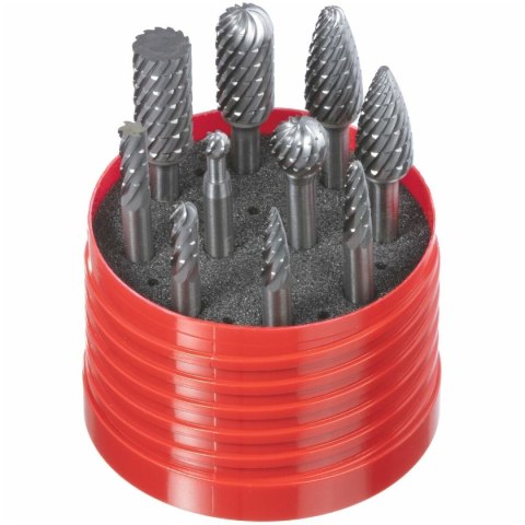 ZESTAW FREZÓW TRZPIEN. HSS, F10 S6 Z7 10SZT LUKAS