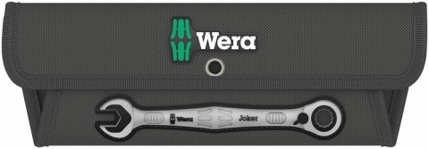 ZESTAW KLUCZY PŁASKO-OCZKOWYCH Z GRZECHOTKĄ 6000 JOKER 4SZT. WERA