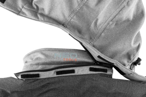 KURTKA SOFTSHELL Z KAPTUREM ODPINANYM, ROZMIAR XL NEO