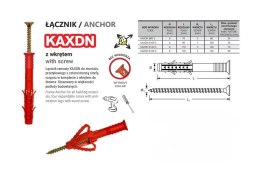 KOŁEK RAMOWY WSZECHSTRONNY KAXDN 8*120MM NYLON UN