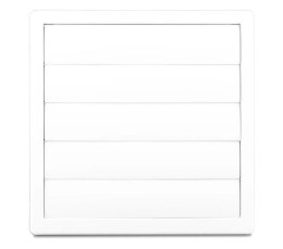 KRATKA WENTYLACYJNA Z ŻALUZJĄ GRAWITAC. 170*170,FI 100 BIAŁY AIR ROXY