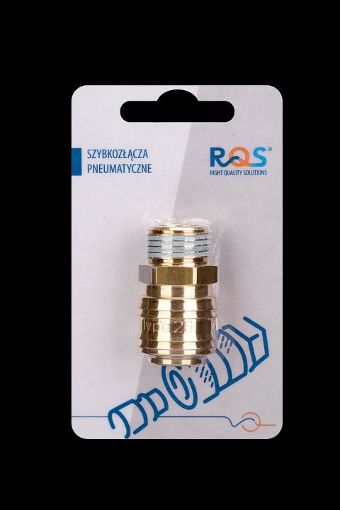 SZYBKOZŁĄCZE TYP 26 1/2'' GWINT ZEWNĘTRZNY RQS RQS