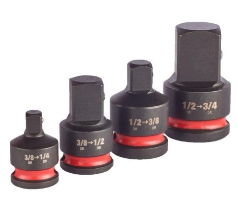 ZESTAW ADAPTERÓW DO NASADEK UDAROWYCH 4 SZT. MILWAUKEE