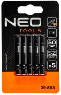 ZESTAW BITÓW UDAROWYCH S2, 50 MM, T15, 5 SZT.. NEO