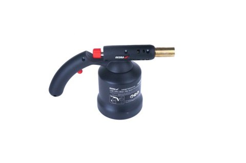 LAMPA LUTOWNICZA GAZOWA METAL NA NABOJE 190G. ZAPŁON PIEZO DEDRA