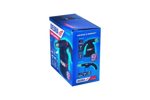 LAMPA LUTOWNICZA GAZOWA METAL NA NABOJE 190G. ZAPŁON PIEZO DEDRA