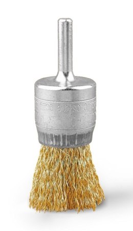 SZCZOTKA PĘDZELKOWA DRUT MOSIĘŻNY TRZPIEŃ 6MM, FI10MM UN