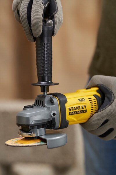 SZLIFIERKA KĄTOWA AKUMULATOROWA 125MM V20 18V 0*AH STANLEY