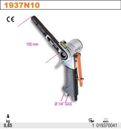 SZLIFIERKA TAŚMOWA PNEUMATYCZNA 10*330MM BETA