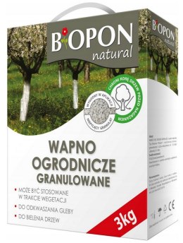 WAPNO - OGRODNICZE DO BIELENIA I ODKWASZANIA GLEBY, 3 KG BIOPON