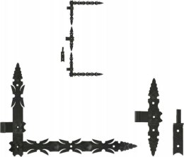 ZAWIAS KUTY RETRO 400X300 KPL - 2SZT. UN