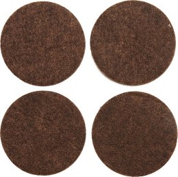 PODKŁADKI FILCOWE 40 MM BRĄZOWE VOREL
