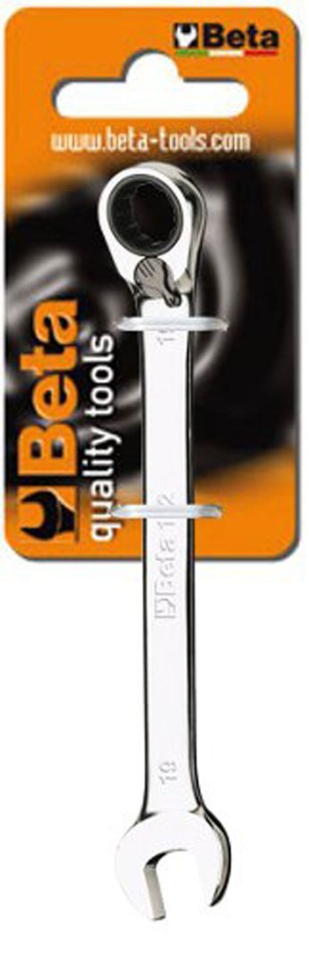 KLUCZ PŁASKO-OCZKOWY, DWUKIERUNKOWY MECHAN. ZAPAD.17MM BLIST BETA