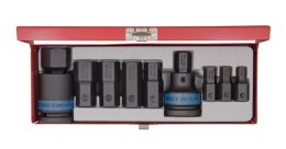 ZESTAW NASADEK UDAROWYCH 3/4'',KOŃCÓWKA HEX 10-32MM, 11CZ. KING TONY