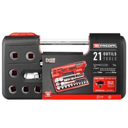 ZESTAW NASADEK 3/8'' 8-32MM, 6-KĄTNE, KASETA FACOM