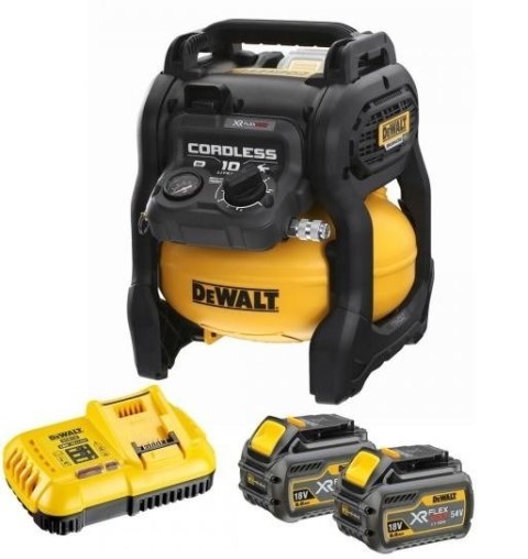 KOMPRESOR AKUMULATOROWY 54V XR 2*6.0AH DEWALT