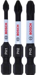 ZESTAW BITÓW IMPACT 50MM PH1,PH2,PH3, BOSCH