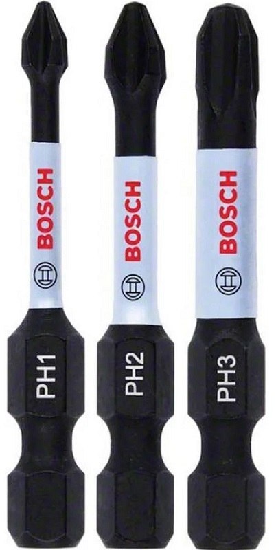ZESTAW BITÓW IMPACT 50MM PH1,PH2,PH3, BOSCH