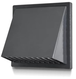 KRATKA WENTYLACYJNA/WYLOT Z OKAPEM 170*170,FI 150, GRAFIT AIR ROXY