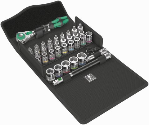 ZESTAW Z GRZECHOTKĄ ZYKLOP SPEED 3/8' 8100 SB ALL-IN, 35 CZ WERA