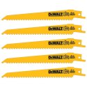 BRZESZCZOTY DO PIŁY SZABLASTEJ 152*3.6-5.1MM 5 SZT. DEWALT