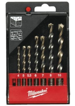 ZESTAW WIERTEŁ DO BETONU 8 EL. MILWAUKEE