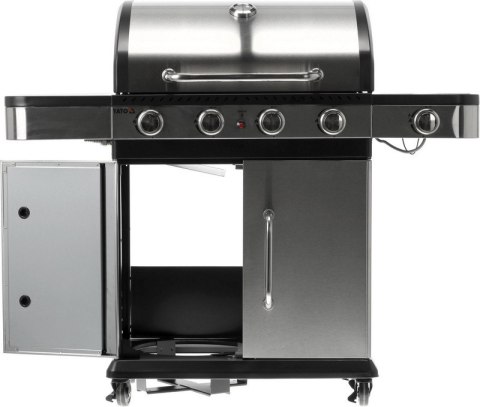 GRILL GAZOWY 4+1, STAL NIERDZEWNA 14.2KW YATO