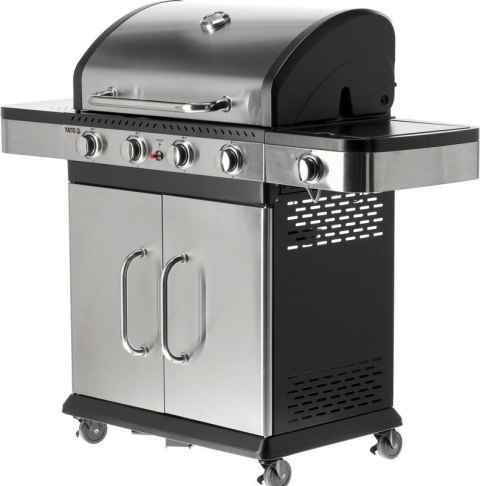 GRILL GAZOWY 4+1, STAL NIERDZEWNA 14.2KW YATO