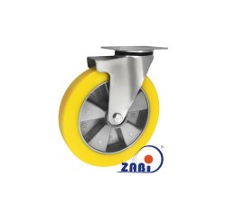 KOŁO ALUMINIUM-POLIURETAN 250MM OBUDOWA SKRĘTNA A92PW ZABI