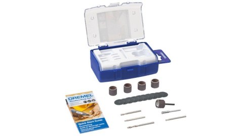 ZESTAW AKCESORIÓW DO OBRÓBKI DREWNA 20 EL. DREMEL