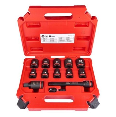 ZESTAW NASADEK UDAROWYCH SHOCKWAVE 1/2'' 13 EL. MILWAUKEE